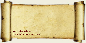 Tina Ubavkić vizit kartica